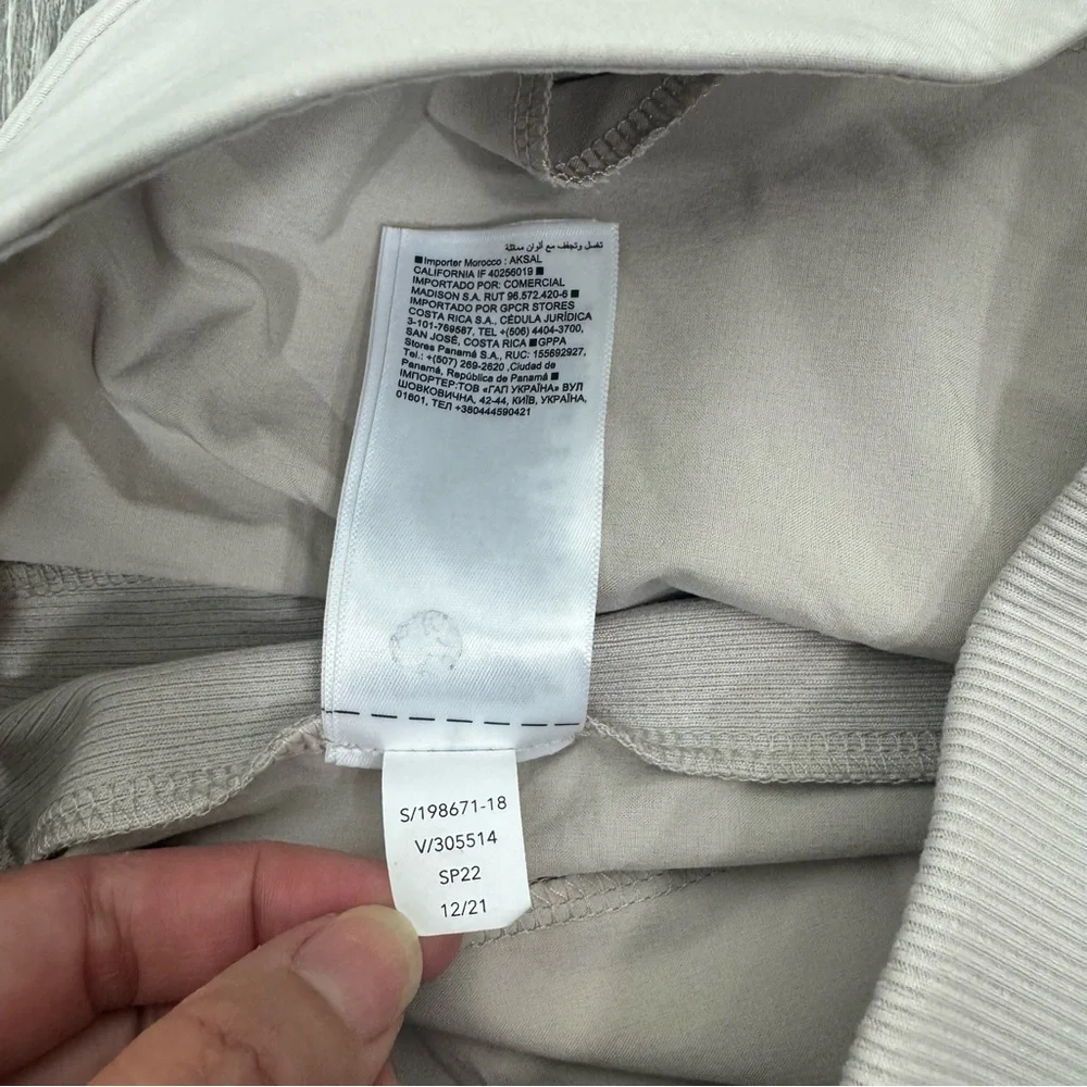 Athleta Brooklyn Ankle Pants Beige Size 4 Travel Stretch Pull On - Picture 10 of 16